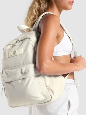 Gymshark Cream Lightweight Everyday Backpack